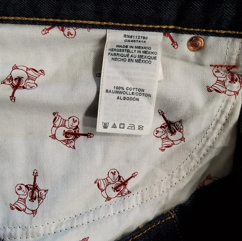 True Religion Skinny WFLP Old Multi Size 34